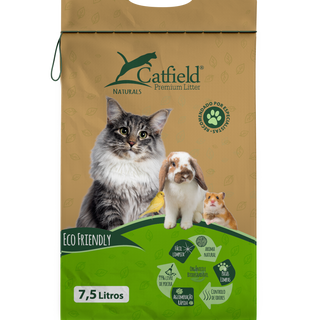 Catfield Naturals Areia Vegetal para gatos